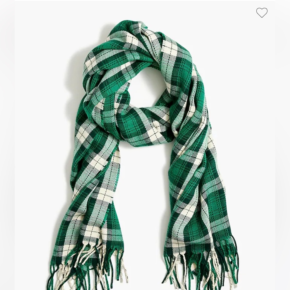 NWT J crew plaid scarf